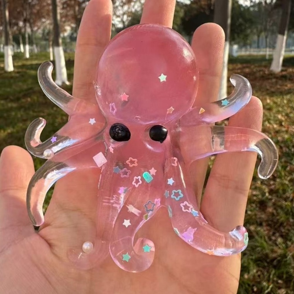 Ocean Octopus Stress Relief Squeeze Fidget Toy Slow Rebound Stretchable And Relaxing Sensory Decom 0
