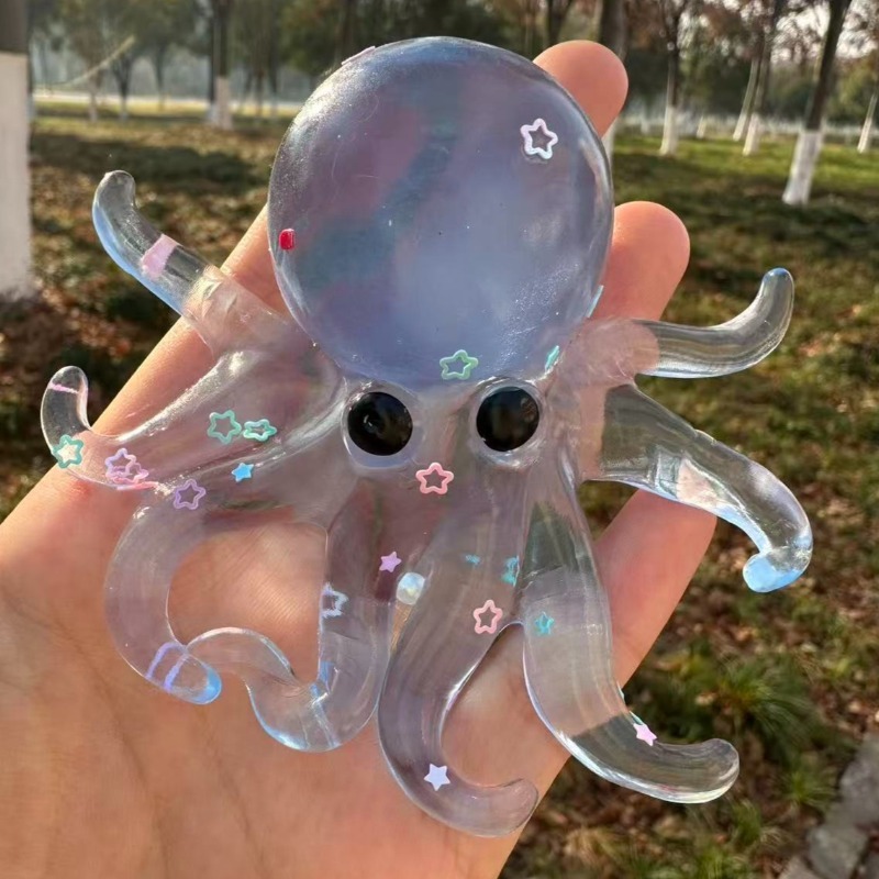 Ocean Octopus Stress Relief Squeeze Fidget Toy Slow Rebound Stretchable And Relaxing Sensory Decom 1