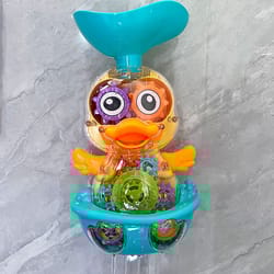 water spray duck baby bath toy fun shower & pool toy for toddlers