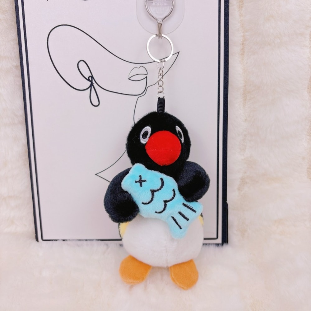Penguin Plush Keychain Cute Pingu Bag Accessory For Backpack 7