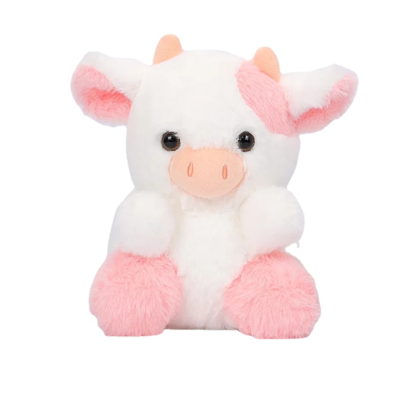 Cute Cow Plush Toy Strawberry Bull Stuffed Animal For Party Decor Gift 5