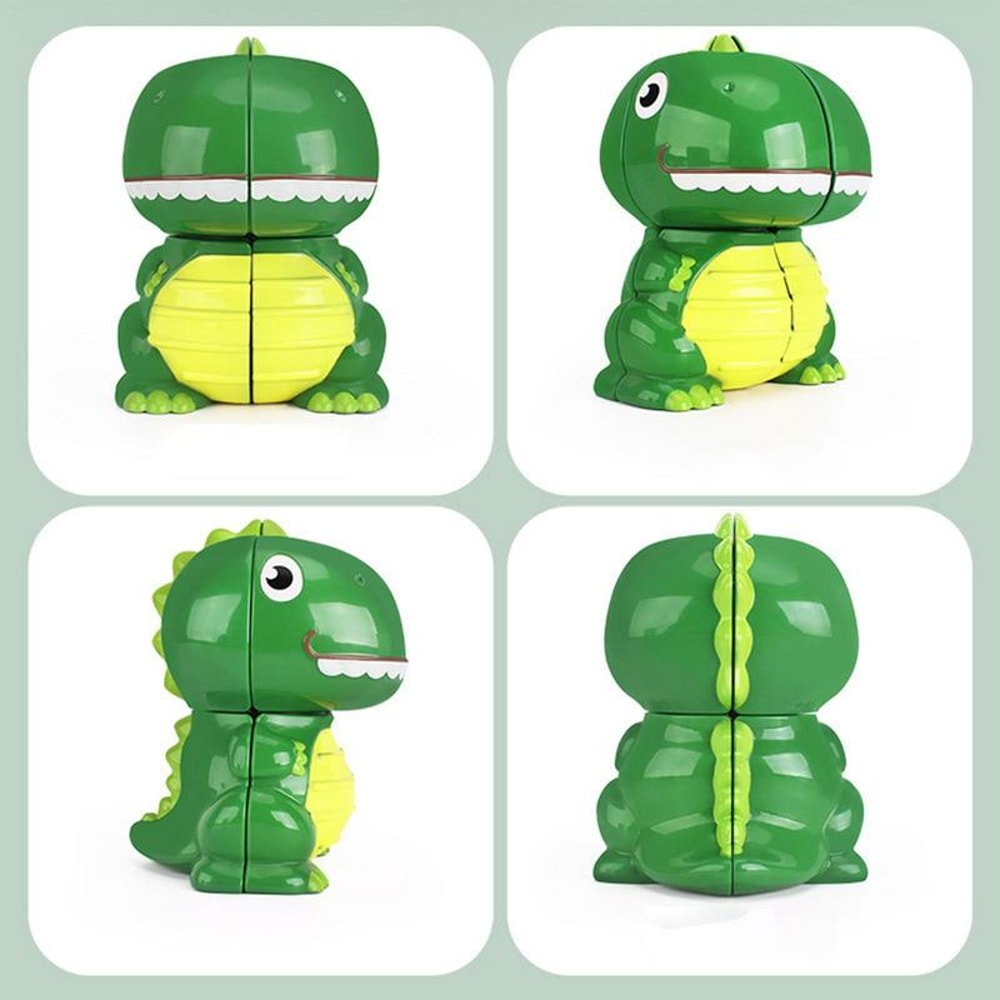 Irregular Dinosaur Magic Speed Cube Brain Training Puzzle Toy For Kids Birthday Christmas Gift 2