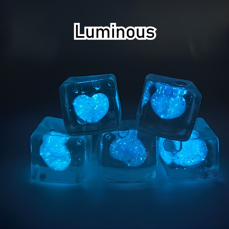 Heartshaped Maltose Squeeze Toy Glow In The Dark Mochi Squishy Soft Slow Rebound Decompression Toy 2