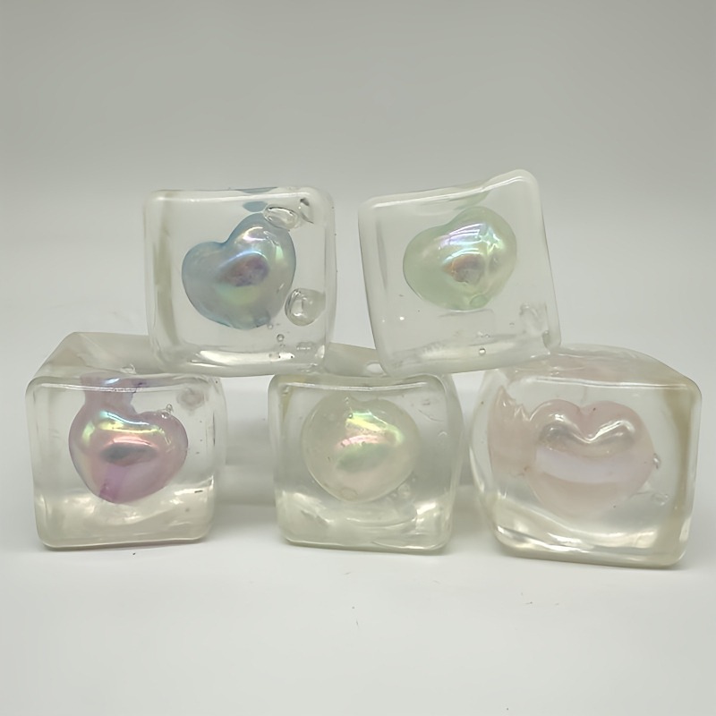 Heartshaped Maltose Squeeze Toy Glow In The Dark Mochi Squishy Soft Slow Rebound Decompression Toy 4