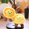 Plush Egg Tart Keychain Sunflower Pendant Cute Plushie Toy Creative Bag Accessories For Women 3