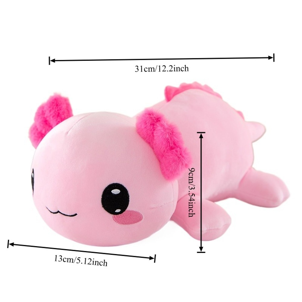 Super Soft Plush Salamander Stuffed Toy Cute Axolotl Animal Pillow For Kids And Home Decor 2