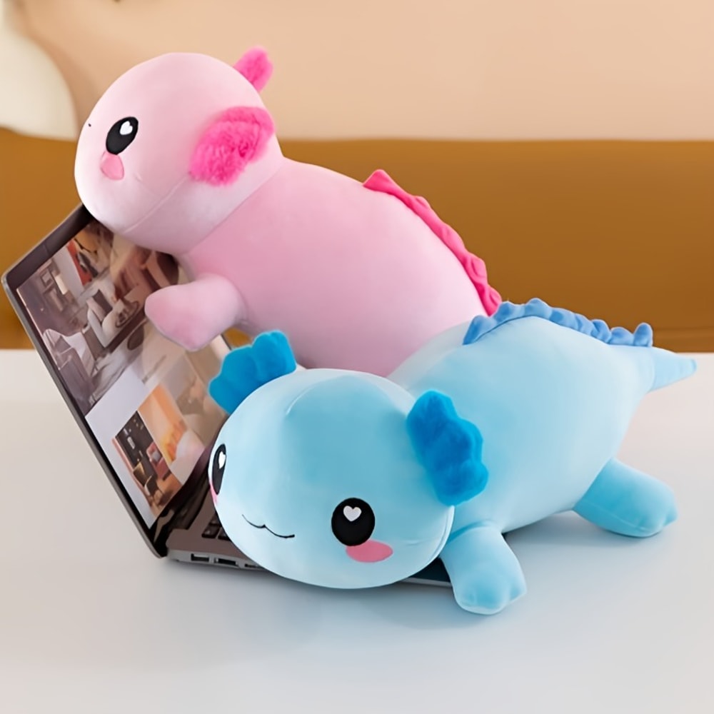 Super Soft Plush Salamander Stuffed Toy Cute Axolotl Animal Pillow For Kids And Home Decor 3