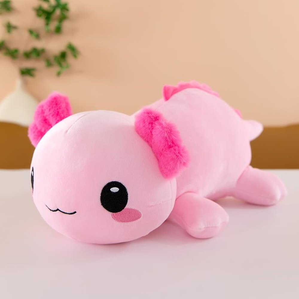 Super Soft Plush Salamander Stuffed Toy Cute Axolotl Animal Pillow For Kids And Home Decor 6