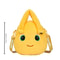 Cute Milk Dragon Plush Handbag Large Capacity Cartoon Shoulder Bag For Winter Fall 1