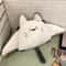 Creative Manta Ray Plush Backpack Cute Fluffy Cartoon Animal Crossbody Schoolbag For Women 1