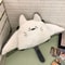 Creative Manta Ray Plush Backpack Cute Fluffy Cartoon Animal Crossbody Schoolbag For Women 1