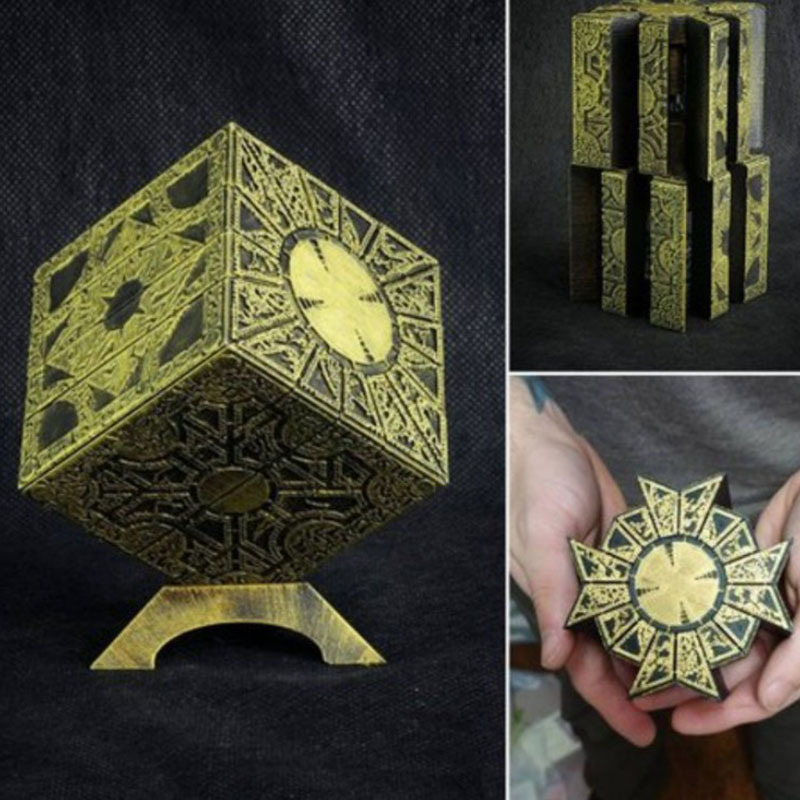 Hellraiser Cube Puzzle Lock Box Magical Brain Teaser for Adults and Kids