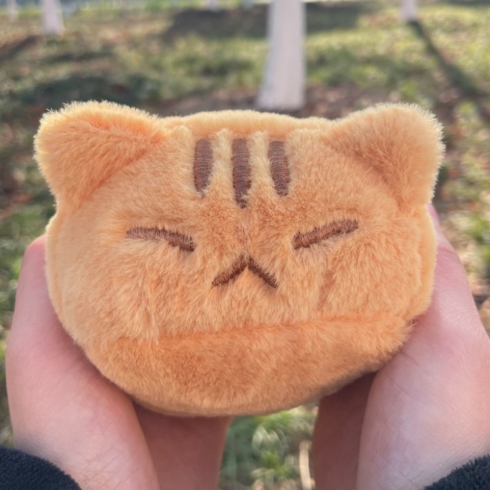 Cute Orange Cat Plush Toy Fluffy Kitty Stuffed Doll For Boys Girls Soft Home Decoration Birthda 1
