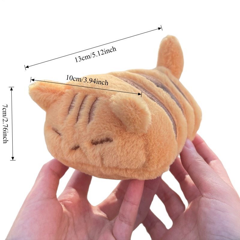 Cute Orange Cat Plush Toy Fluffy Kitty Stuffed Doll For Boys Girls Soft Home Decoration Birthda 5