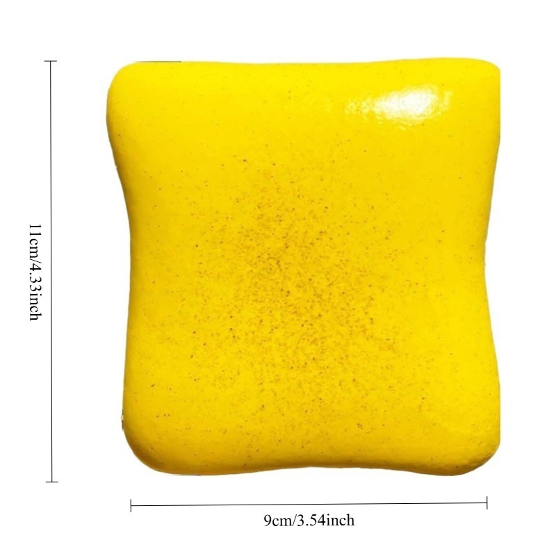 Super Wet Soft Buttered Toast Squishy Toy Slow Rebound Stress Relief Fidget Toy Funny Sticky Squee 2