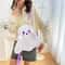 Little Ghost Plush Backpack Large Capacity Shoulder Bag With Adjustable Strap Plushie Doll Design 6