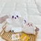 Little Ghost Plush Backpack Large Capacity Shoulder Bag With Adjustable Strap Plushie Doll Design 2