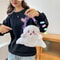 Little Ghost Plush Backpack Large Capacity Shoulder Bag With Adjustable Strap Plushie Doll Design 3