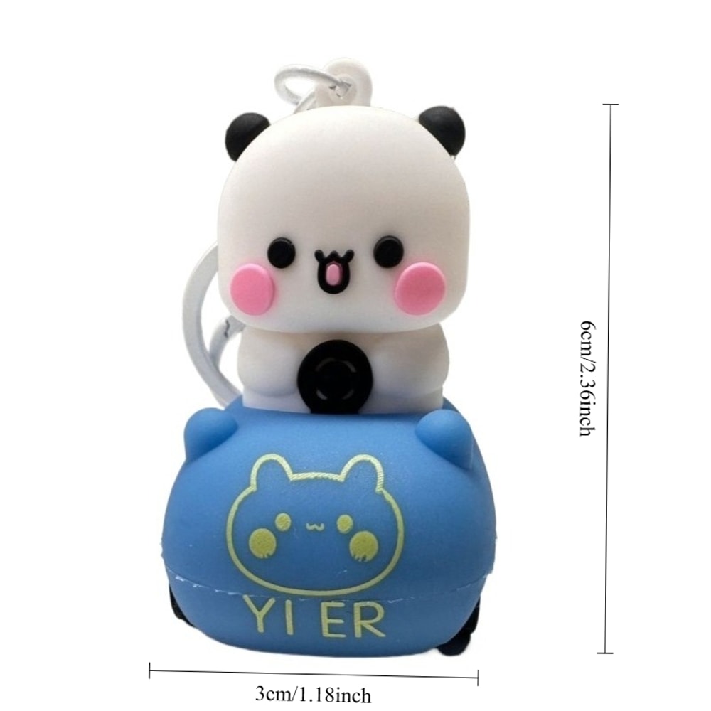 Cute Panda Bubu And Dudu Keychain Adorable Cartoon Panda Keychain For Backpacks Bags 1