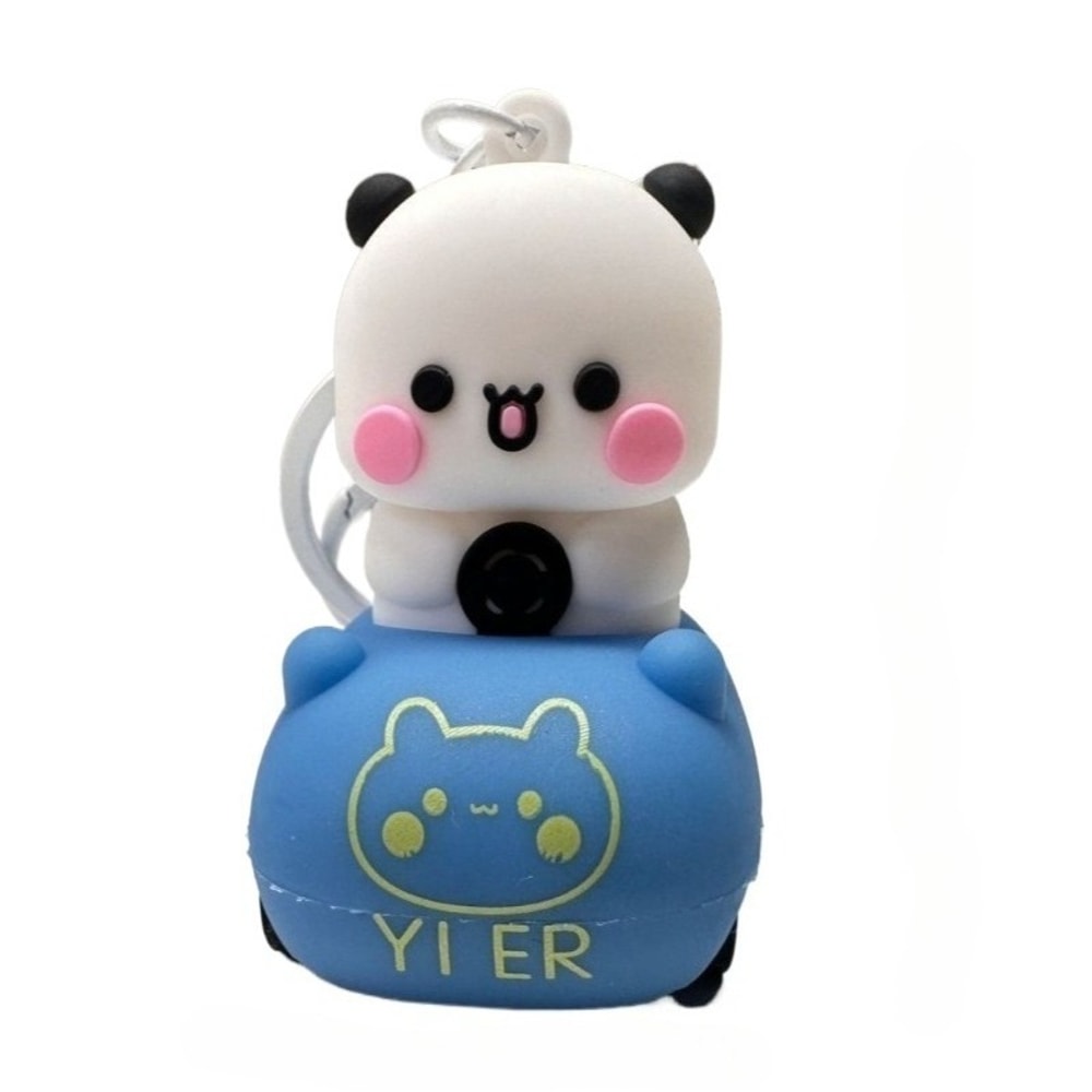 Cute Panda Bubu And Dudu Keychain Adorable Cartoon Panda Keychain For Backpacks Bags 5