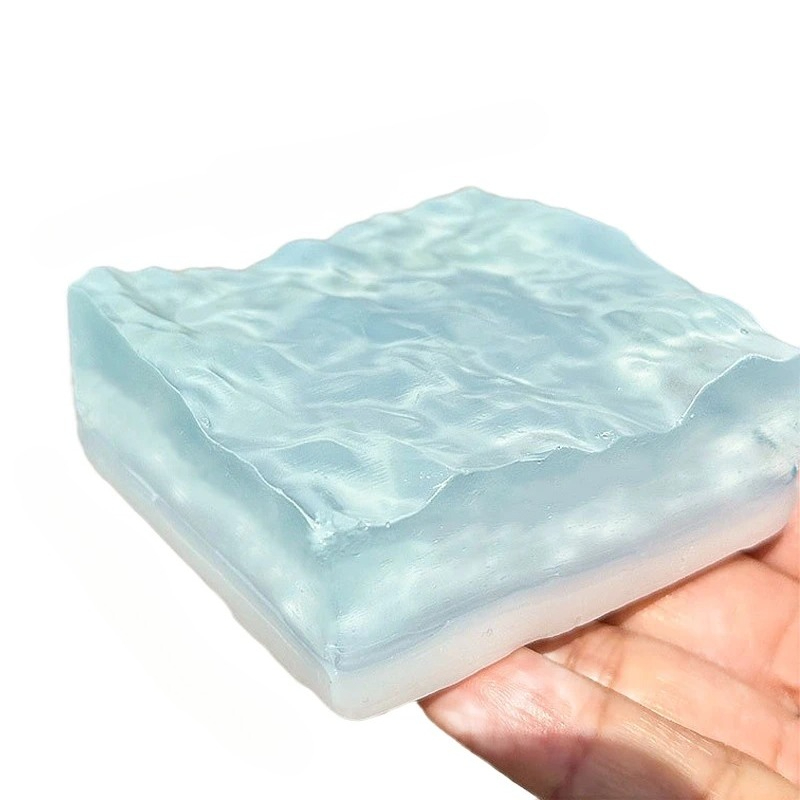 Squishy Ocean Cube Squeeze Toy Super Soft StressRelieving Transparent Ocean Cube 5