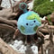 Cute Cartoon Earth Keychain Plushie Soft Earth Doll For Backpack Decoration 1