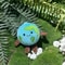 Cute Cartoon Earth Keychain Plushie Soft Earth Doll For Backpack Decoration 5