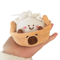 Cute Capybara Dumpling Plush Keychain Bean Eye Pendant For Bags Gifts And Decor 0