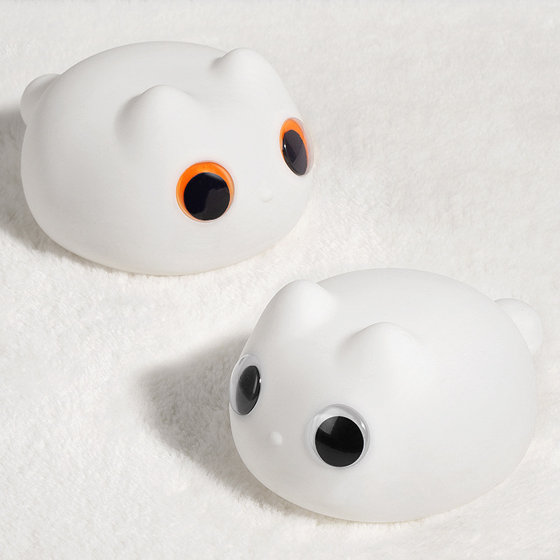 Cute Cat Silicone Night Light With Touch Control USB Rechargeable Adjustable Sleep Lamp For Room D 3
