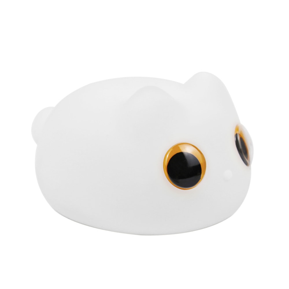 Cute Cat Silicone Night Light With Touch Control USB Rechargeable Adjustable Sleep Lamp For Room D 5