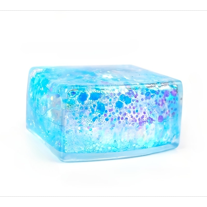 Shiny Maltose Cube Squeeze Toy AntiStress Slow Rebound Sensory Fidget Toy For Relaxation And Fun 8