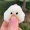 Cute Squishy Chick Stress Relief Keychain Kawaii Rebound Chicken Toy For Bag Phone Charm 1