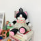 Cat Plush Backpack Black Cat Plushie Toy Doll Shoulder Bag 6