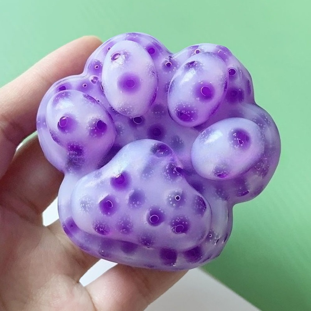 Cat Paws Squeeze Toy Soft Cute Blackhead Fidget Toy For Stress Relief 7