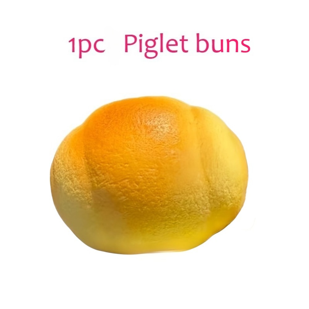 Squishy Piglet Buns Stress Relief Toy Soft, Slow Rebound, Fidget Squeeze Toy for Kids & Adults.
