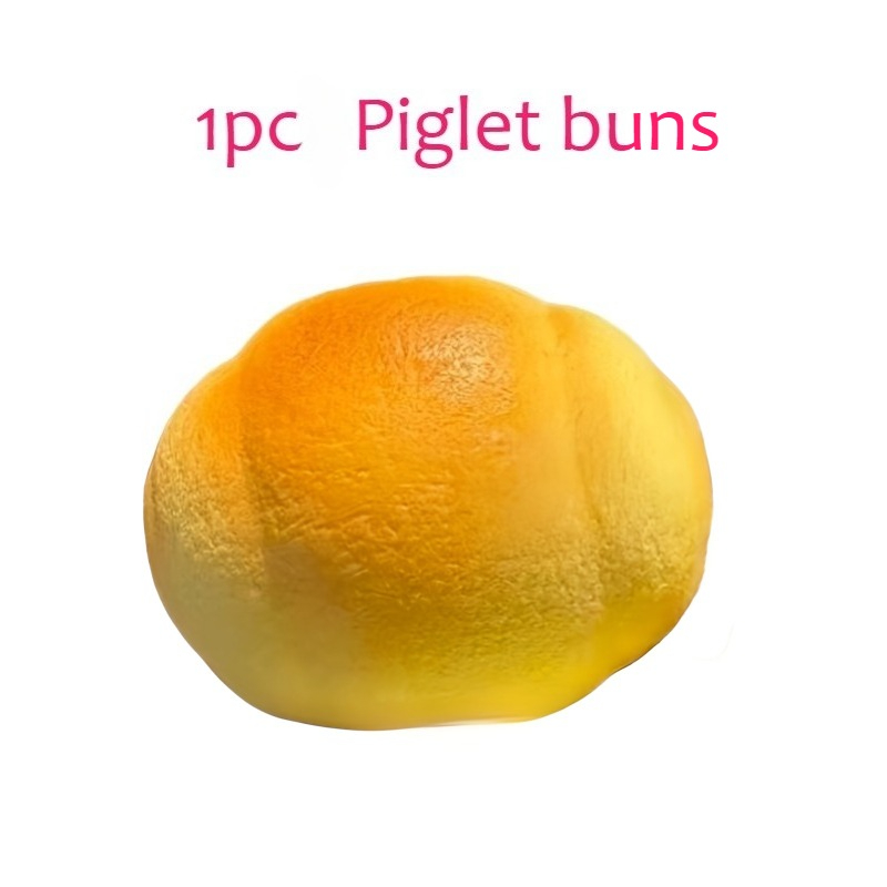 Squishy Piglet Buns Stress Relief Toy Soft, Slow Rebound, Fidget Squeeze Toy for Kids & Adults.