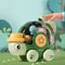Kids Tortoise Waterwheel Bath Toy With Suction Cup Baby Toddler Bathroom Fun 2