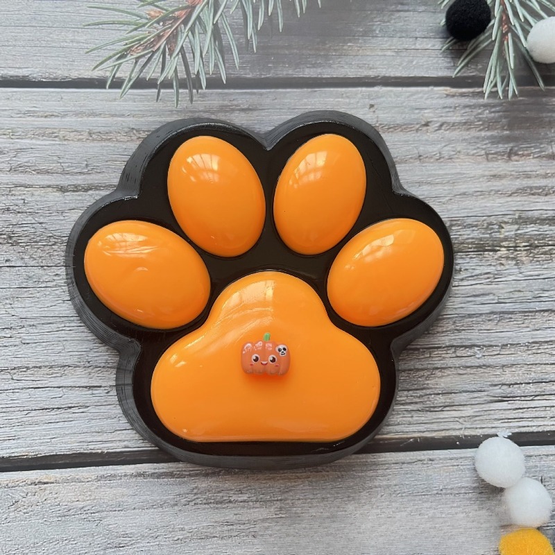 Cat Paw Stress Relief Toy Soft Jelly Feel Squeeze Toy For Kids Adults 3