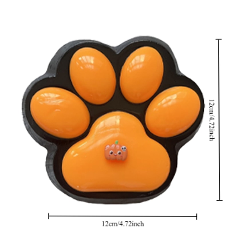Cat Paw Stress Relief Toy Soft Jelly Feel Squeeze Toy For Kids Adults 6