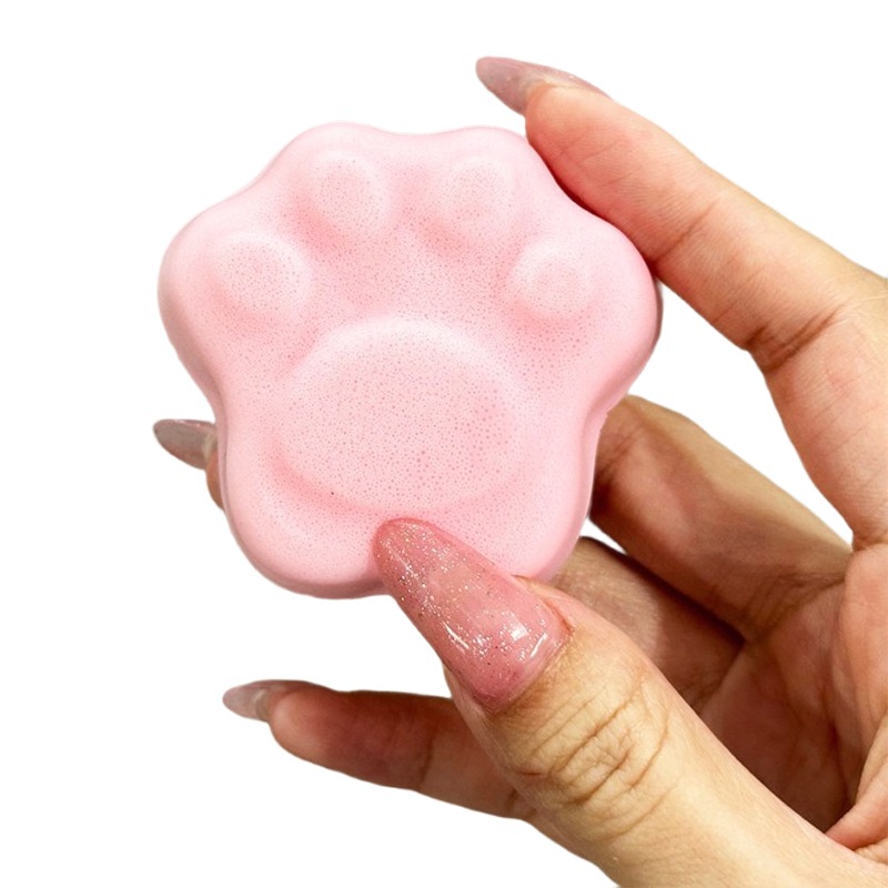 Cute Pink Cat Paw Fidget Toy Slow Rebound Stress Reliever For Girls 4