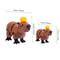 Movable Printed Capybara Figurine Capybara Action Figure For Home Decor Perfect Christmas Gift 4