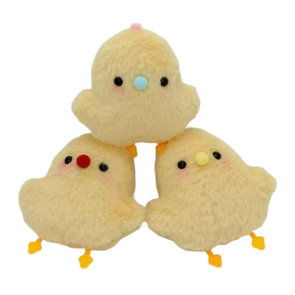 Super Cute Plush Chicken Keychain Cartoon Chicken Doll Pendant For Schoolbag Bag Decor Creative G 4