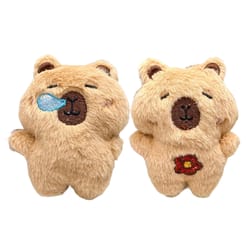 cute capibara plush keychain pendant capybara plushie wallet doll toy for friends
