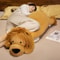 Lion Plush Toy Long Sleep Pillow Cute Soft Stuffed Lion Fluffy Doll Sofa Cushion For Nap Birthday 3