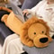 Lion Plush Toy Long Sleep Pillow Cute Soft Stuffed Lion Fluffy Doll Sofa Cushion For Nap Birthday 5