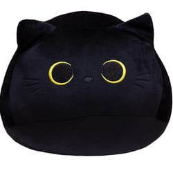black cat plush toy soft plushie anime pillows cartoon animal stuffed doll perfect valentines day gift