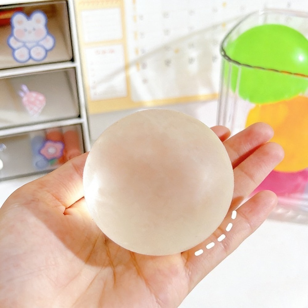 White Transparent Maltose Squeeze Toy Soft Mochi Anti Stress Fidget Toy With Slow Rebound 2