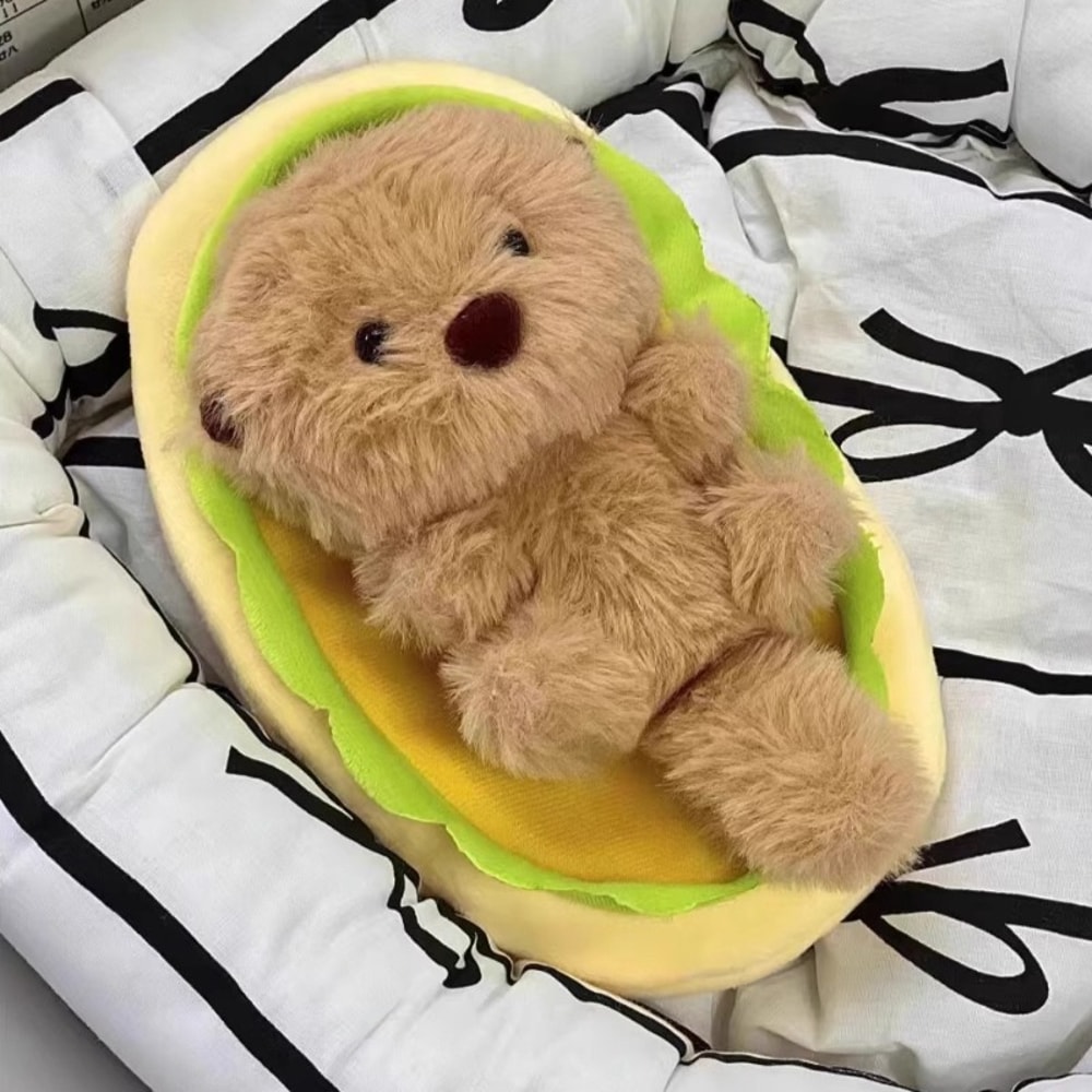 Cute Sea Otter Plush Toy Soft And Fluffy Otter Stuffed Animal Doll For Boys Girls Adorable Desk Or 2