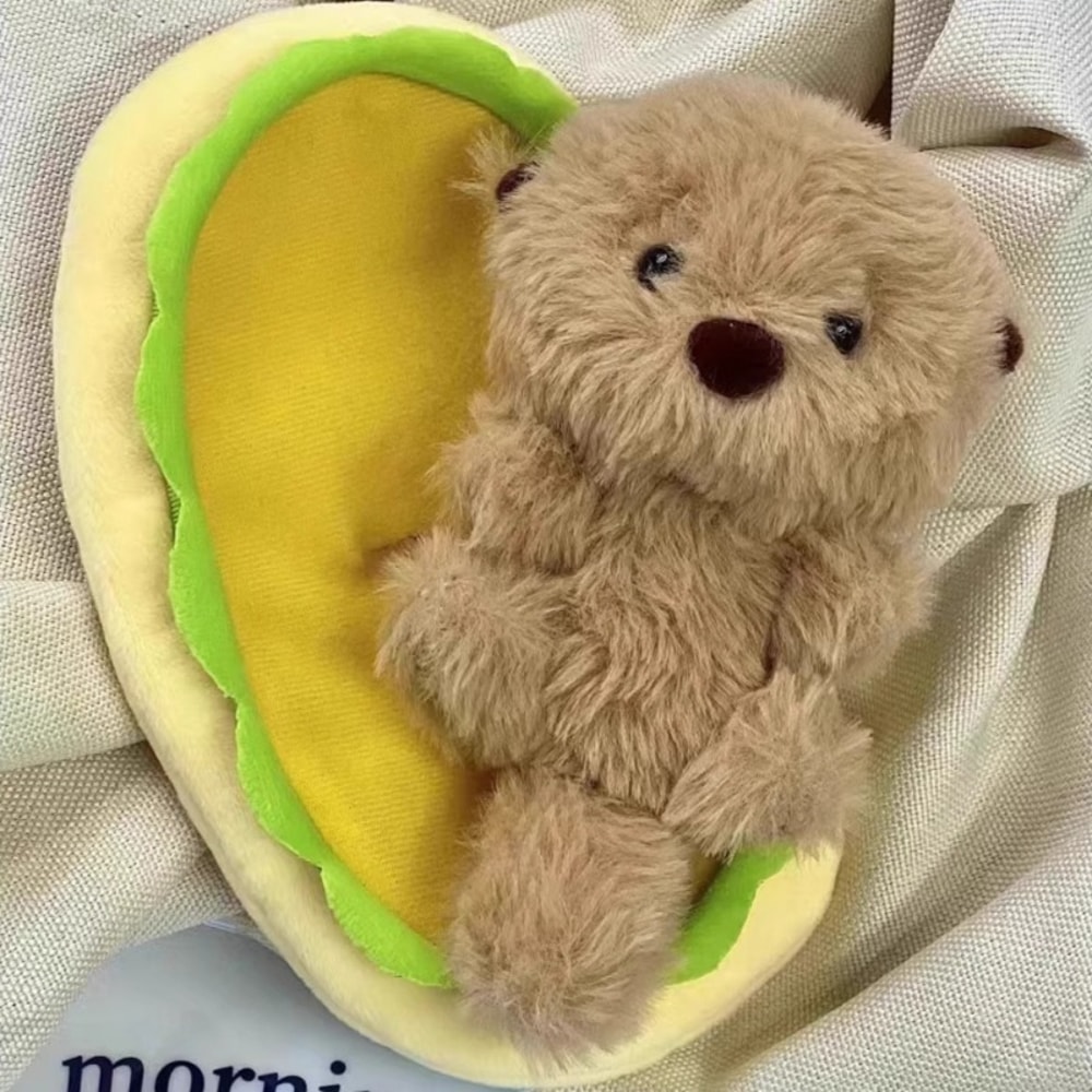 Cute Sea Otter Plush Toy Soft And Fluffy Otter Stuffed Animal Doll For Boys Girls Adorable Desk Or 4