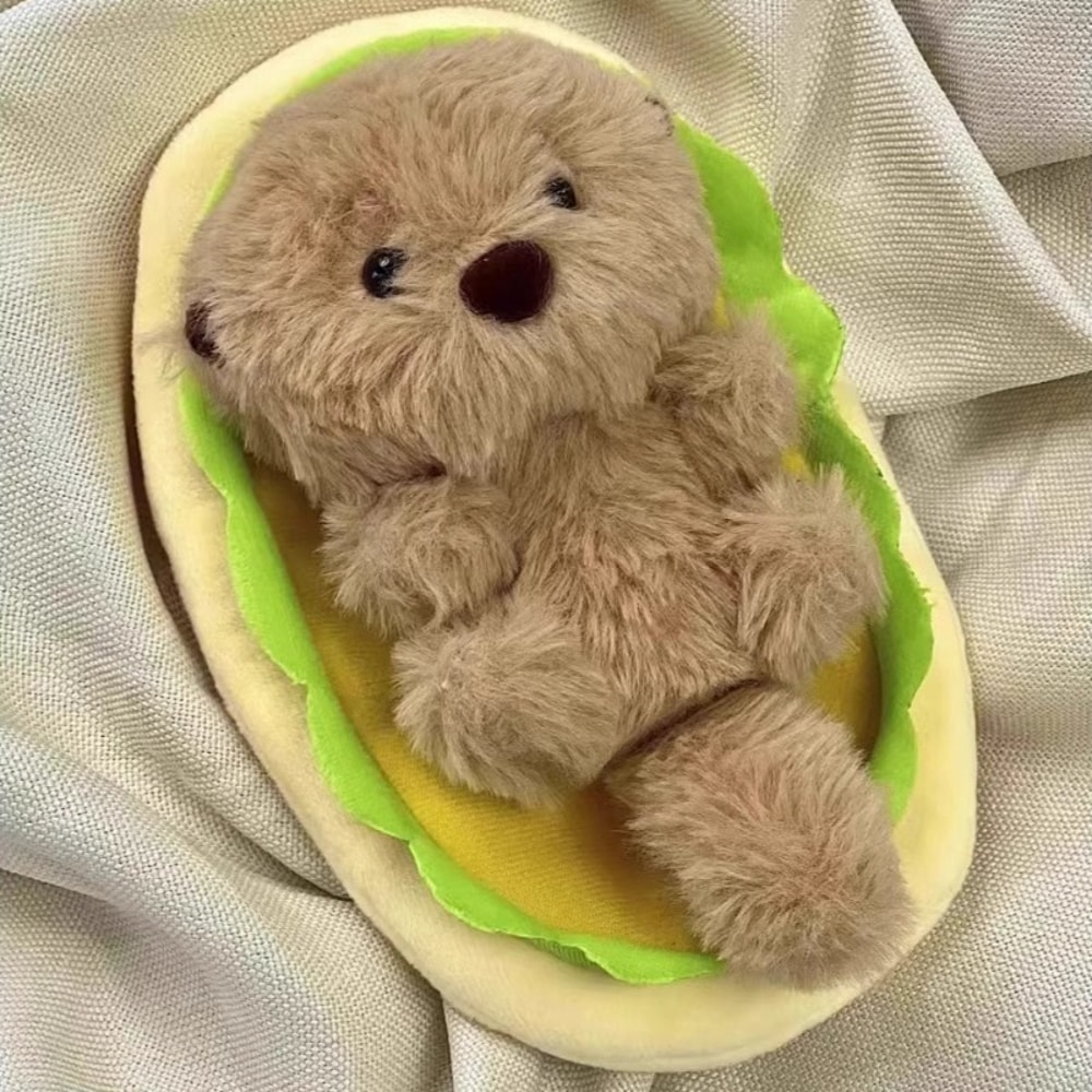 Cute Sea Otter Plush Toy Soft And Fluffy Otter Stuffed Animal Doll For Boys Girls Adorable Desk Or 1